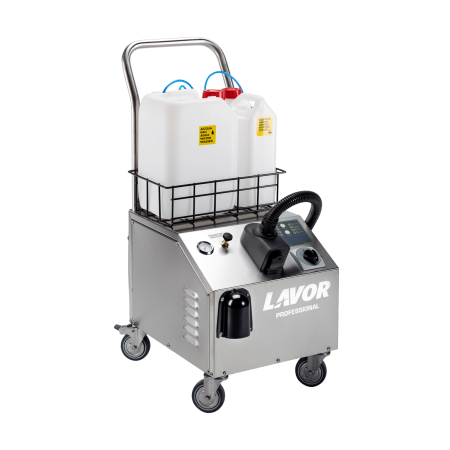 Generator pary Lavor GV 8 T Plus – 8000 W, 9 bar, 175°C, 10 + 5 l, stal AISI 304